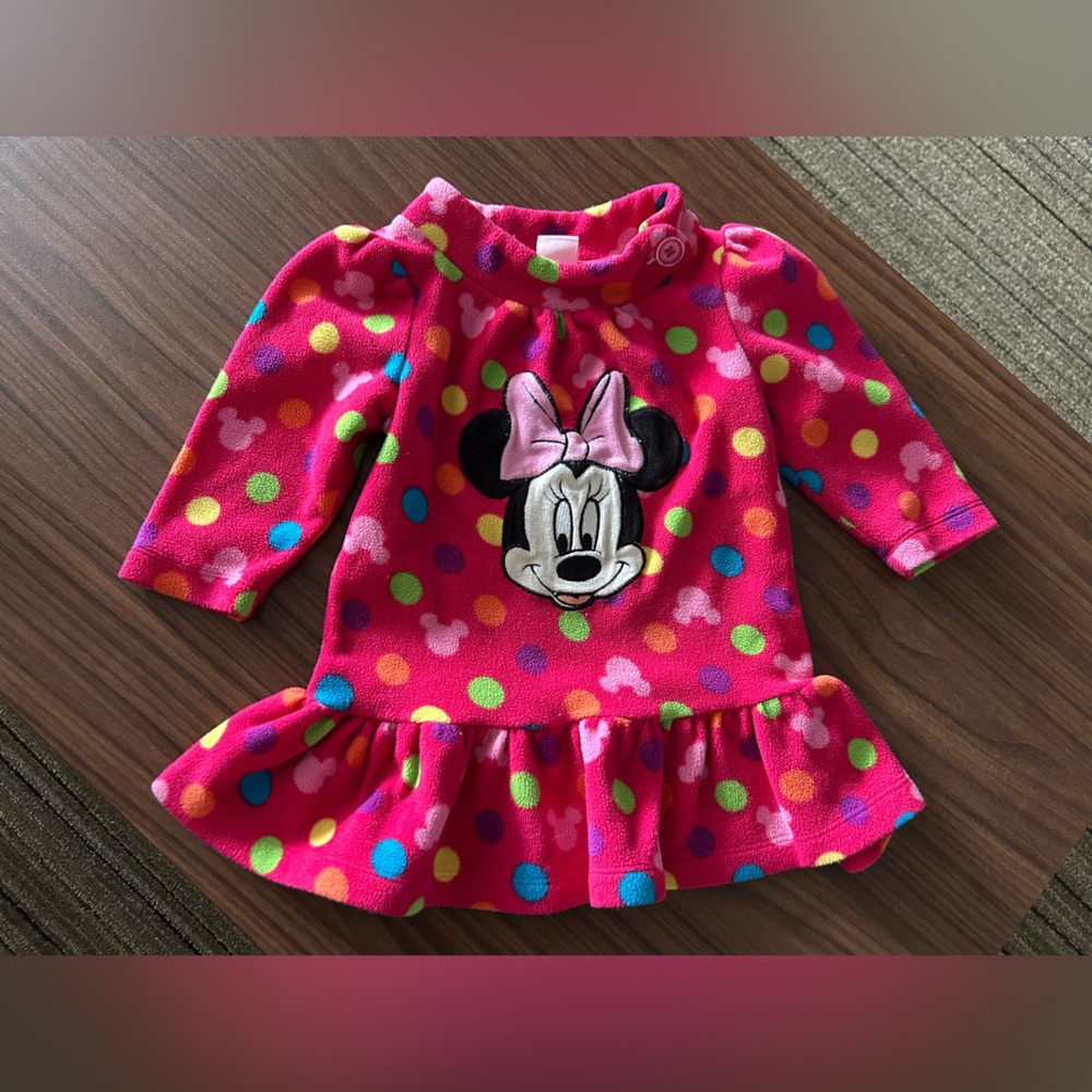 Disney Minnie Mouse fleece‎ dress 2t